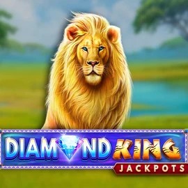 Diamond King Jackpots slot logo by SpinPlay Games at Melbet Casino