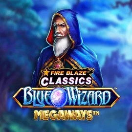 Try Fire Blaze Blue Wizard Megaways slot by Rarestone Gaming on melbetcasino.eu – logo image